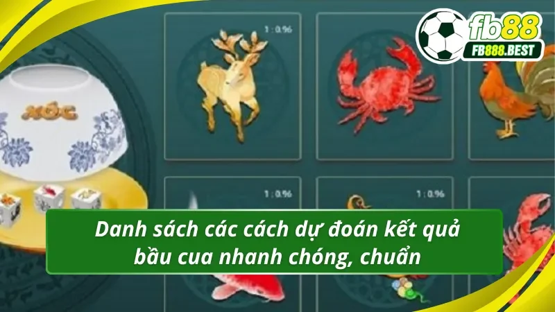 Những cách dự đoán bầu cua chuẩn và hiệu quả